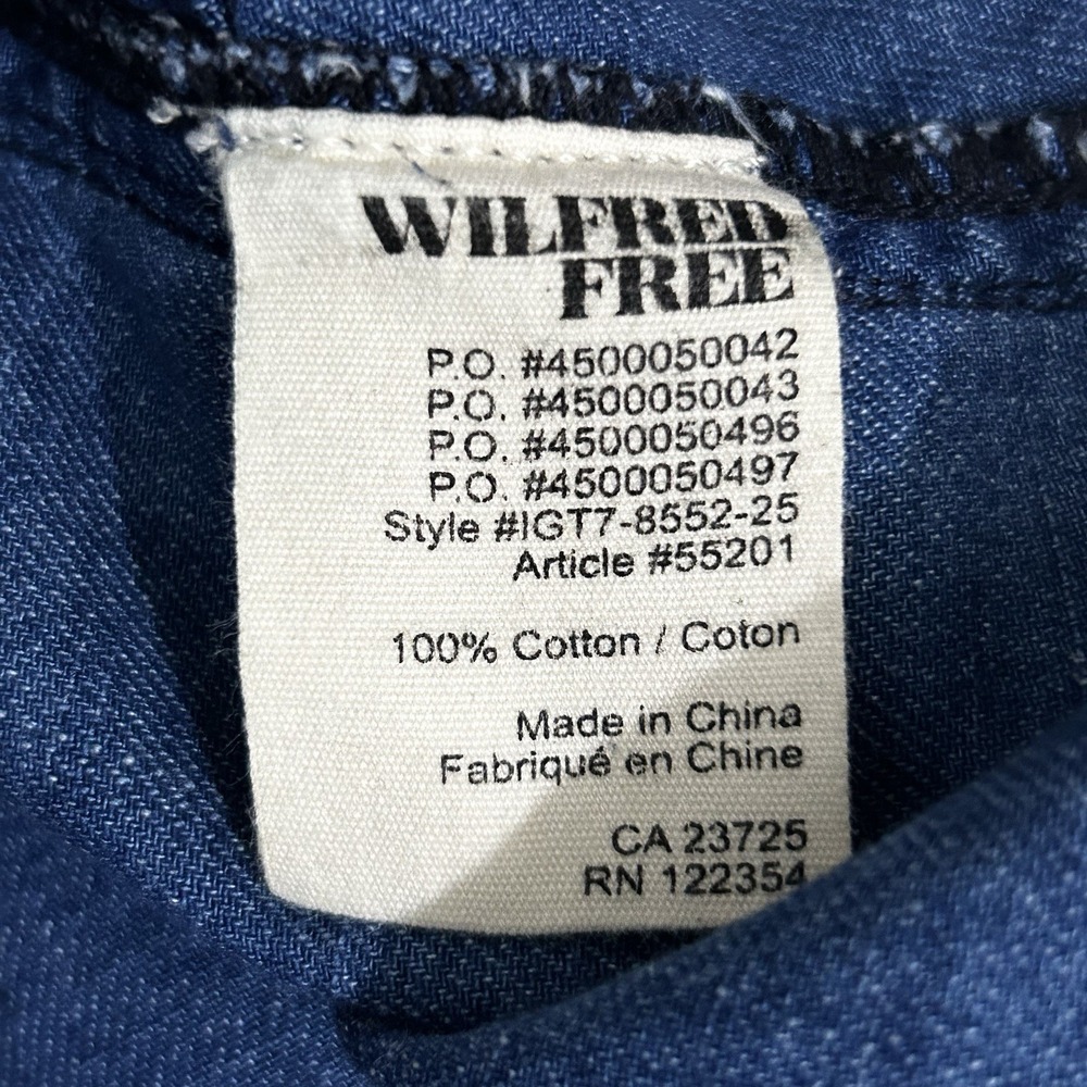 Wilfred Blue Denim Mini Dress - Picture 12 of 14